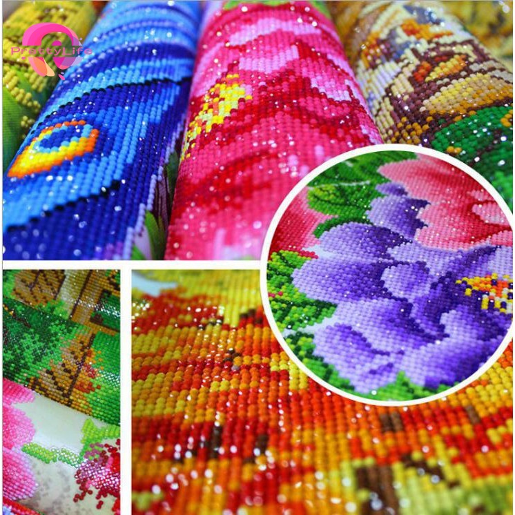 Bộ tranh đính đá 5D họa tiết độc đáo DIY dùng trang trí nhà cửa