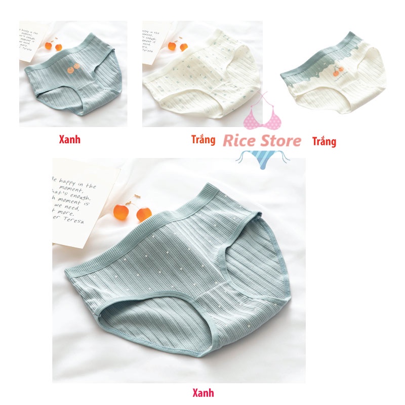 Quần lót nữ cotton cạp cao mềm mại thoáng mát KIMCHIBIKINI chip nhật cao cấp sexy kháng khuẩn thông hơi dễ Thương QL039