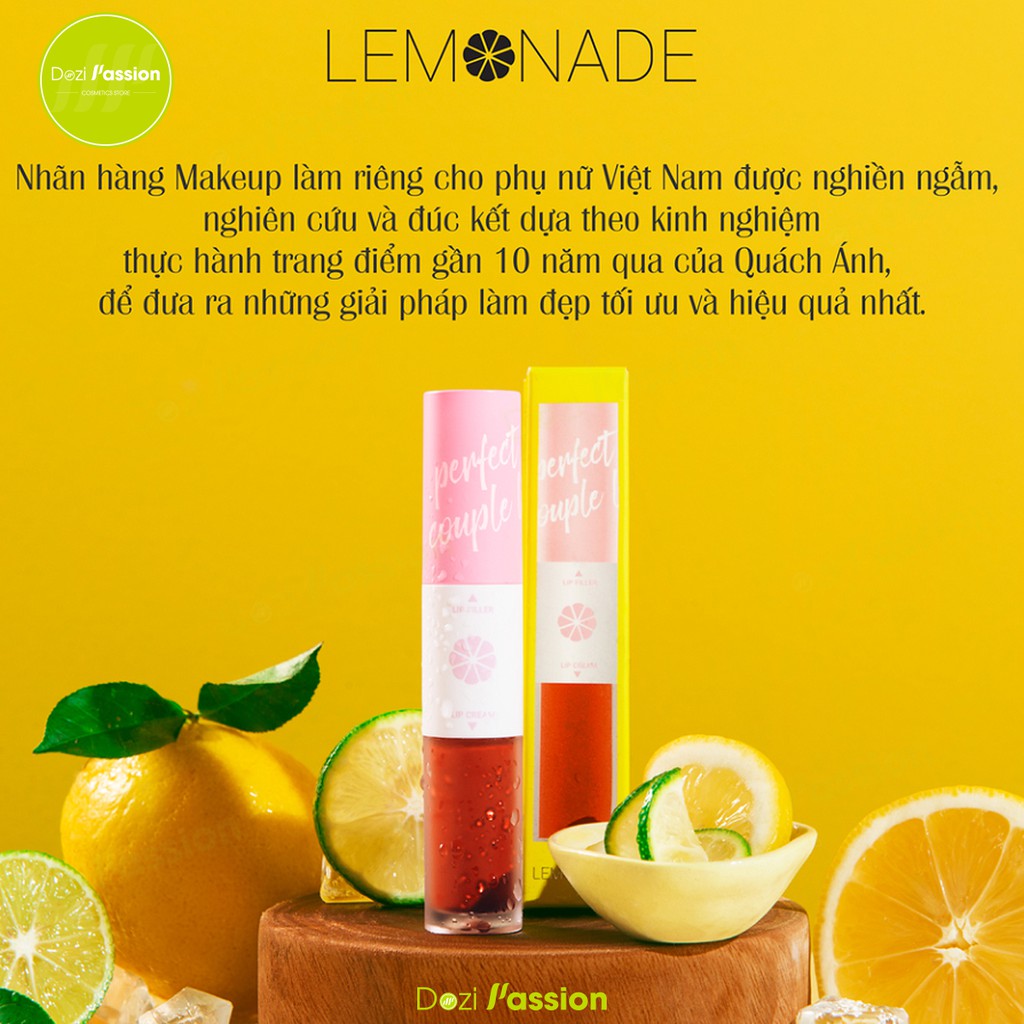 Son Kem Lì Lemonde Perfect Couple Lip 2 đầu