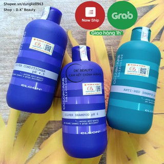 [ Elgon Xả Kho ] Dầu Gội Tím Khử Vàng Giữ Màu Cho Nền Sáng Tóc Tẩy, Gội Xanh Elgon Khử Cam Đỏ Giữ Màu Rêu