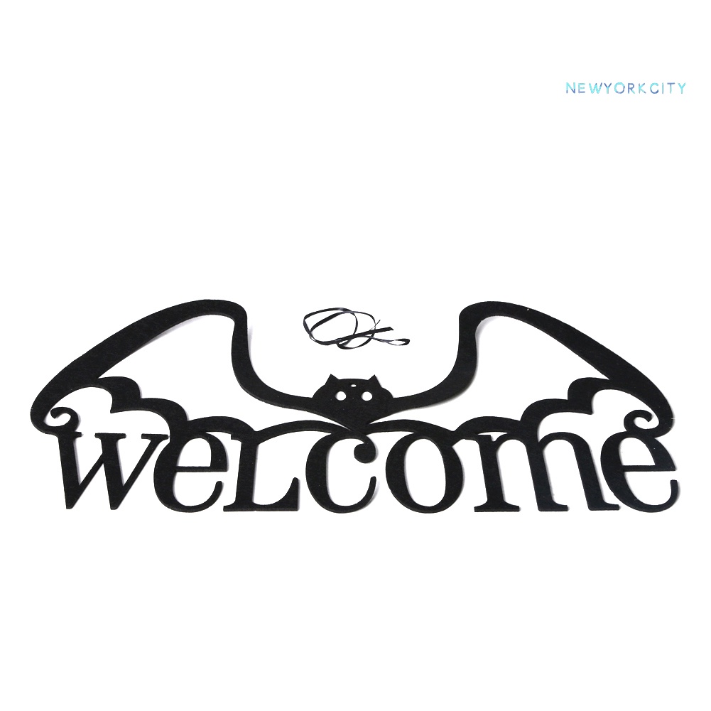 Tấm Biển Treo Tường Trang Trí In Chữ Welcome Xinh Xắn