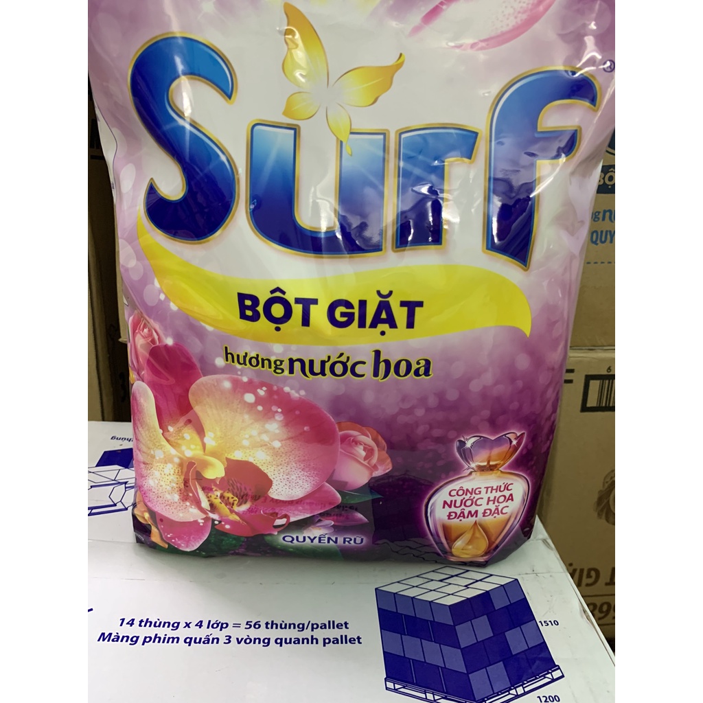 Bột giặt SURF HƯƠNG NƯỚC HOA QUYẾN RŨ bich 5.3KG