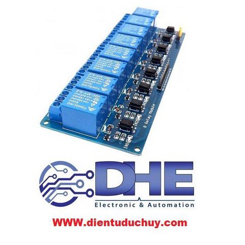 MODULE RELAY TRUNG GIAN KÍCH MỨC 0V - ĐIỆN ÁP TUỲ CHỌN 5V/12V/24V - TẢI TỐI ĐA 10A - LỰA CHỌN 1/2/4/8 KÊNH RELAY