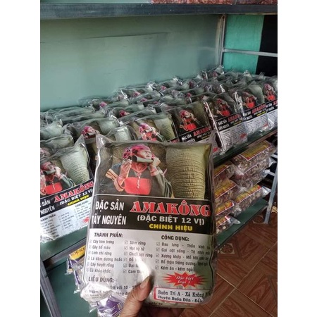 1 thang Amacong ngâm rượu 12 vị 1kg hàng chuẩn