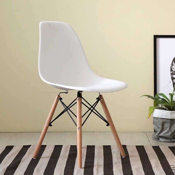 Ghế Eames Chân Gỗ Đan Sắt Dành Cho Văn Phòng, Ngồi Cà Phê Thư Giãn Tiện Lợi Sea Decor
