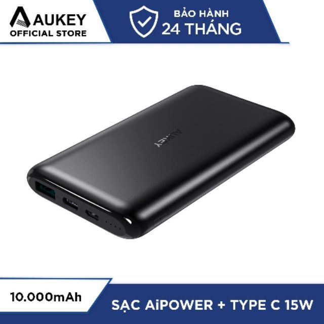 Pin sạc dự phòng 10.000mAh AUKEY - sạc nhanh usb C