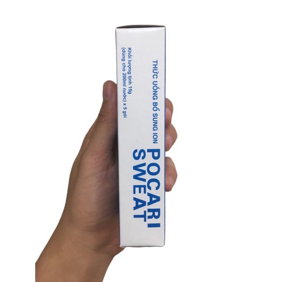 POCARI SWEAT DẠNG BỘT HỘP 5 GÓI X 15G - BỔ SUNG ION, BÙ NƯỚC