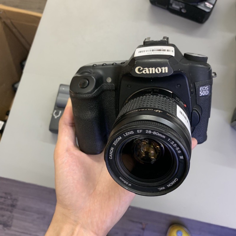 Bộ máy ảnh canon 50D kèm ống kính usm 90%