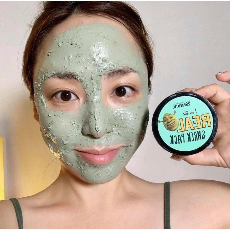 MẶT NẠ ĐẤT SÉT - Mặt nạ lột  I'm The Real Shrek Pack olive youngs 110g - Peel Off Shrek Pack 150g