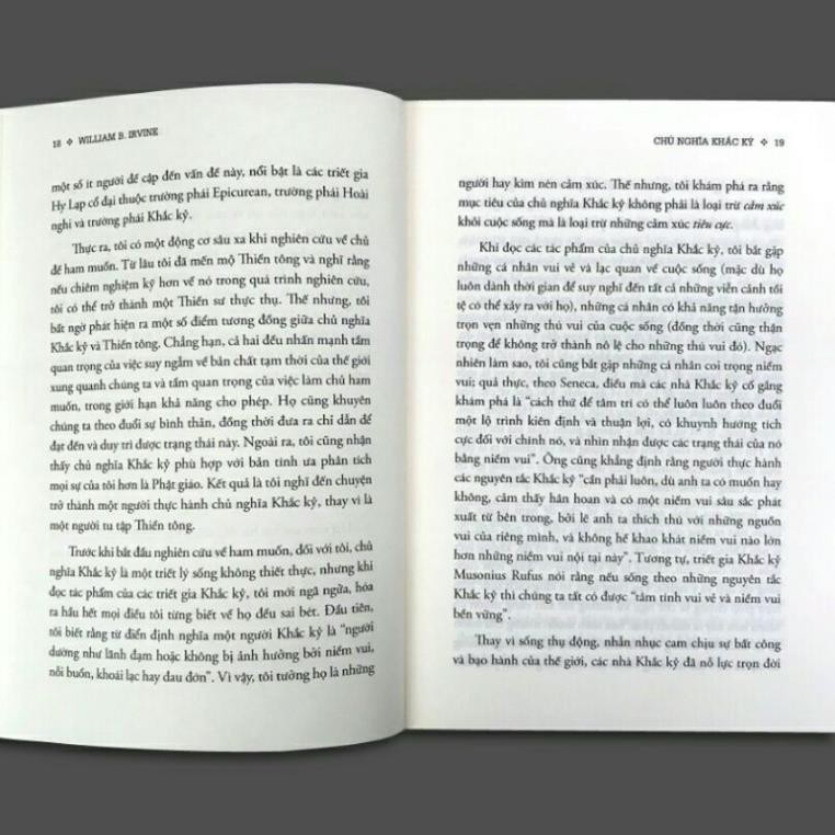 Sách - Chủ Nghĩa Khắc Kỷ - Phong Cách Sống Bản Lĩnh Và Bình Thản - [Thái Hà Books]