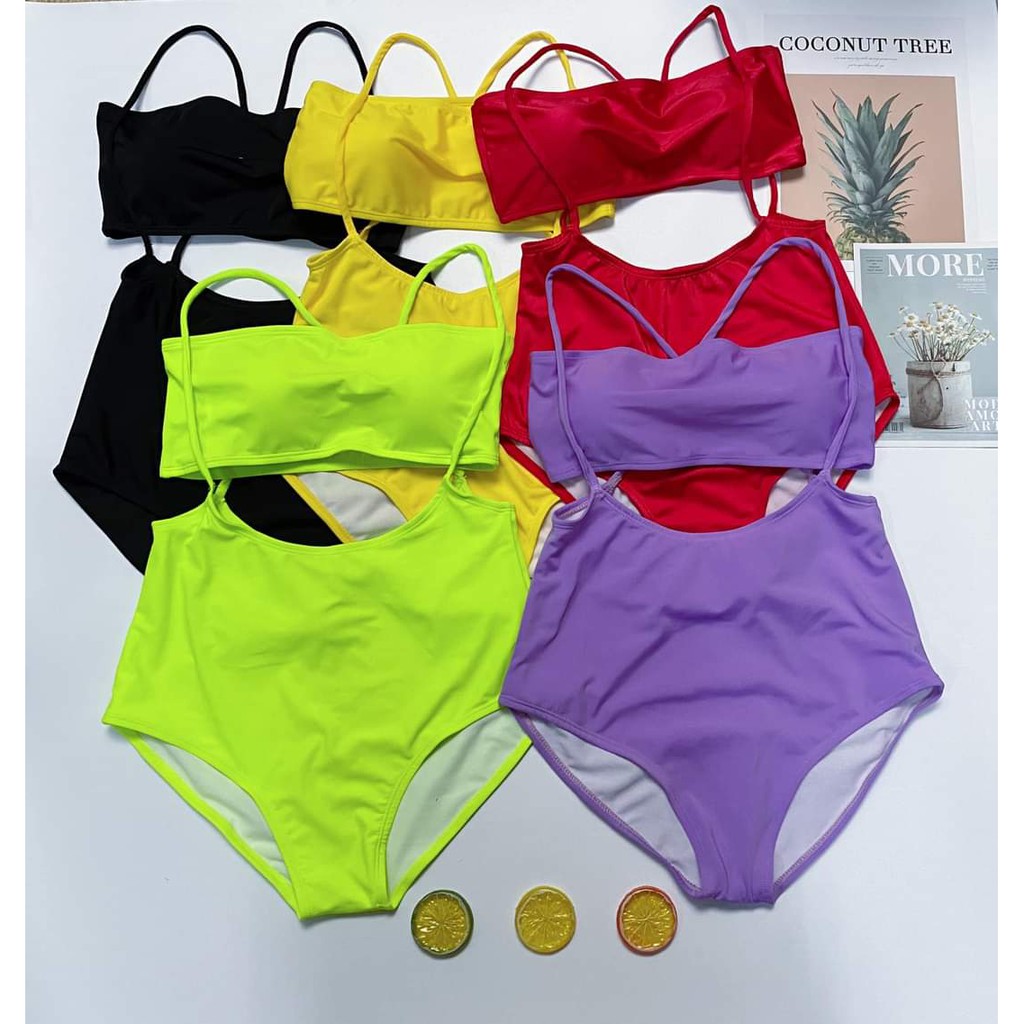 Bikini đồ bơi đi biển áo ống quần phối dây sành điệu VATIXA BKN60