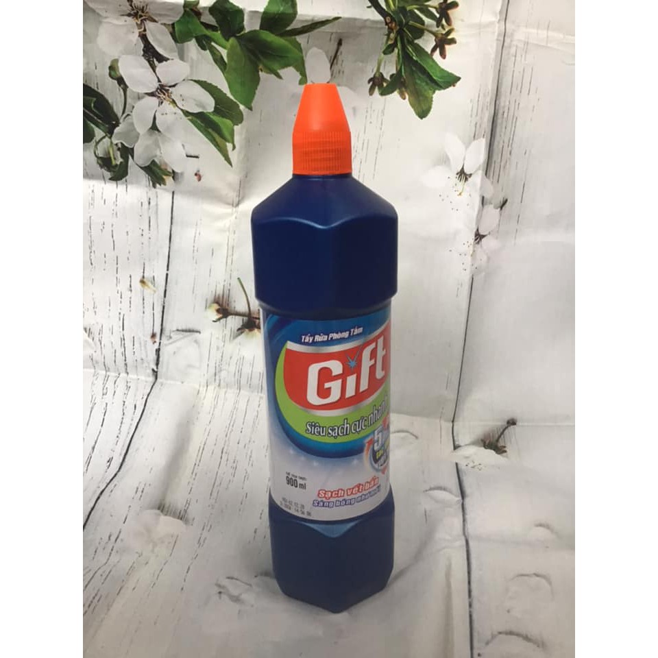 Nước tẩy TOILET sạch vi khuẩn GIFT 900ml