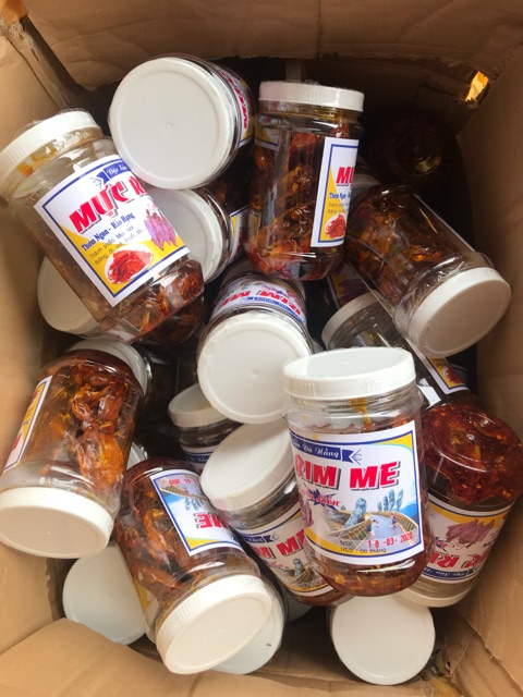 Mực rim me Đà Nẵng nguyên con đặc biệt hộp 250g | BigBuy360 - bigbuy360.vn