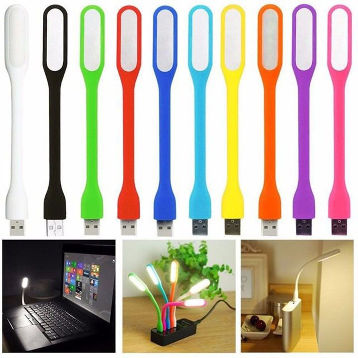 [HCM] COMBO 2 ĐÈN LED DẺO MINI CỔNG USB SIÊU SÁNG NHIỀU MÀU