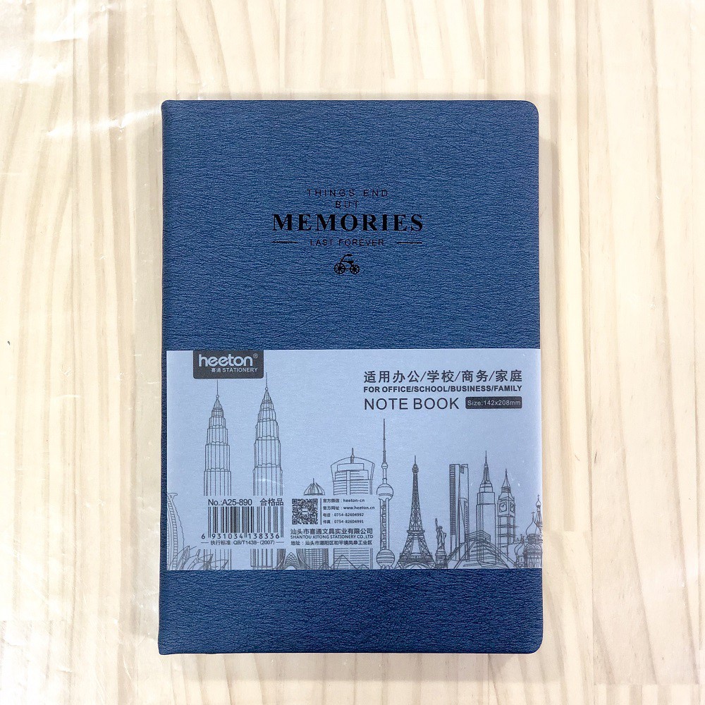 Sổ bìa da Heeton A25-890 khổ A5 (Kích thước: 142x208mm)