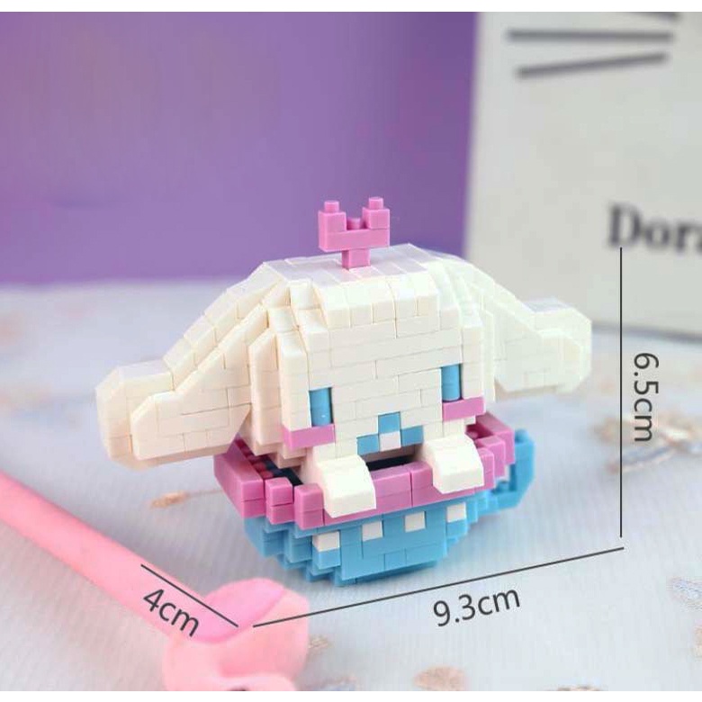 đồ chơi lắp ráp Thỏ trắng Cinnamoroll dễ thương  cute quà tặng sinh nhật bạn gái, đồ decor 10xtimes