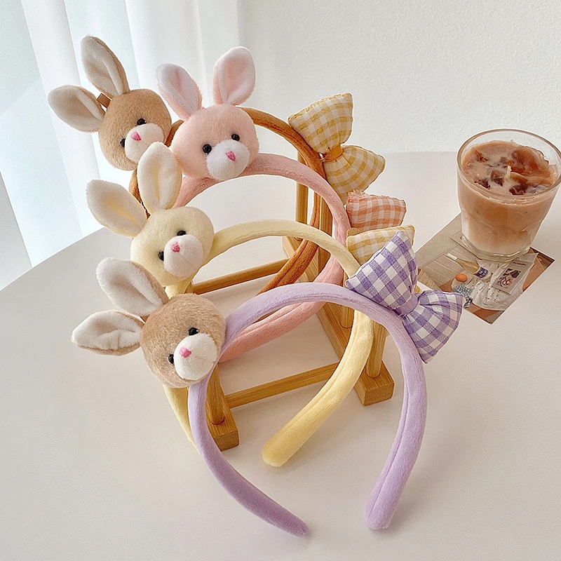 Băng Đô Cài Tóc Phủ Lông Kiểu Hoạt Hình Dễ Thương Thời Trang 2022 Cho Bé Gái