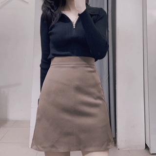 Áo khoá đen tay dài