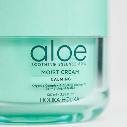 Kem dưỡng da chiết xuất lô hội Hàn Quốc Holika Holika soothing Essence 80% Moist Cream 100ml - 7130