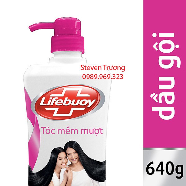 Dầu gội Lifebouy tóc mềm mượt 640g