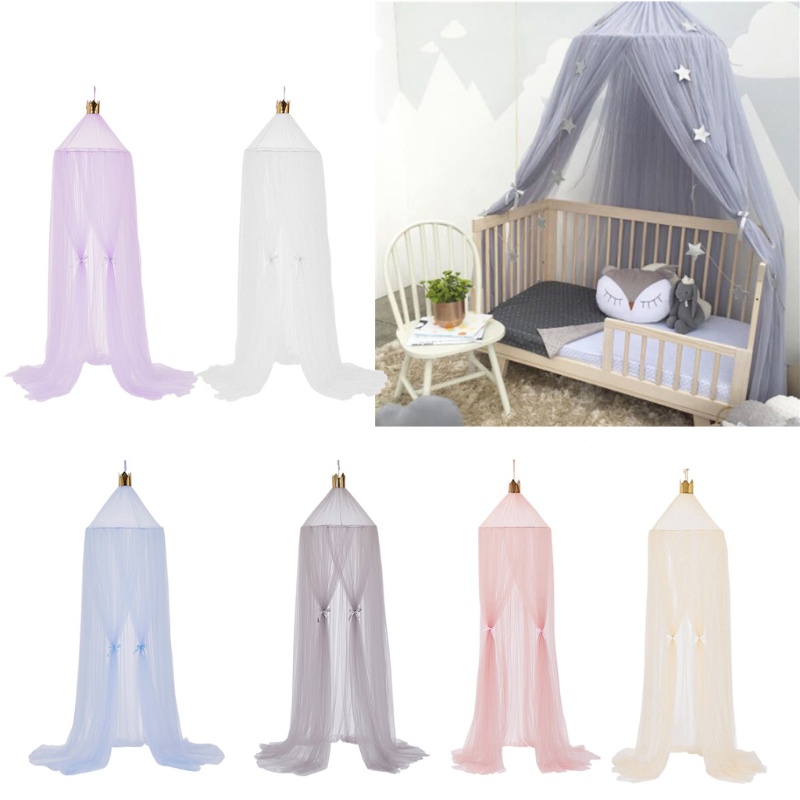 Lều Ngủ Chống Muỗi Dạng Vòm Phong Cách Công Chúa Cho Bé Gái