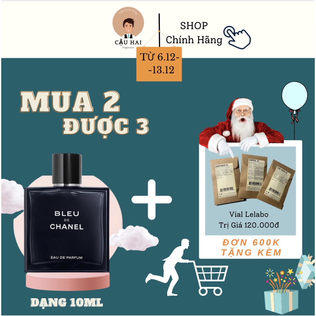 Nước hoa nam Bleu Chan.nel 10ml EDP