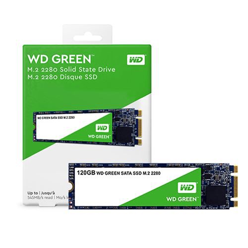 Ổ cứng SSD Western Digital SSD WD Green 120GB 2.5" M.2 - WDS120G2G0B - Hàng Chính Hãng