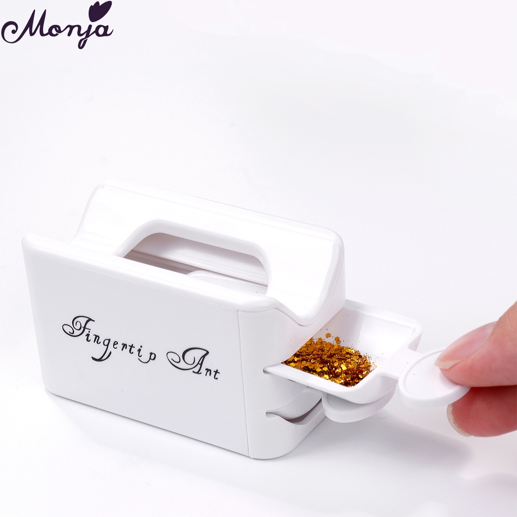 MONJA Khay đựng bột nhúng móng tay an toàn tiện dụng