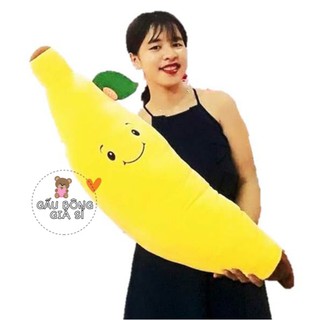Gối ôm chuối nhồi bông size lớn 75cm