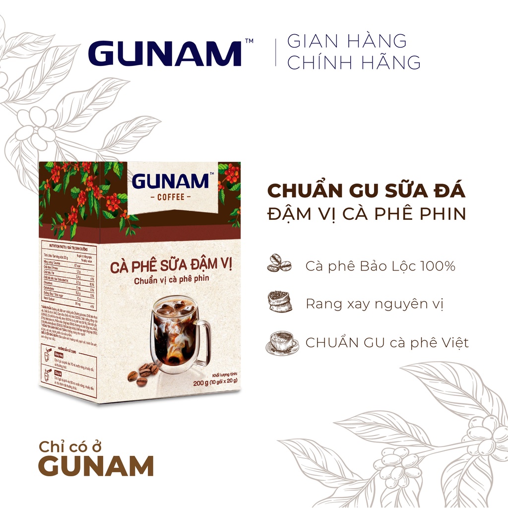 [TẶNG HỘP LOCK&amp;LOCK] Combo Cà phê chuẩn gu -cà phê hòa tan đen đá + cà phê sữa  + cà phê hòa tan bạc sỉu