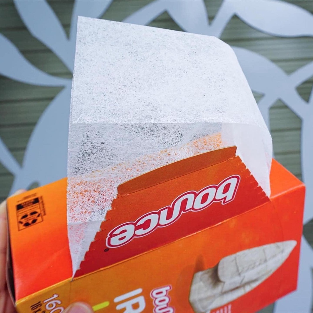 [Bounce] Giấy Làm Thơm Quần Áo Và Loại Bỏ Mùi Ẩm Mốc 160 Tờ