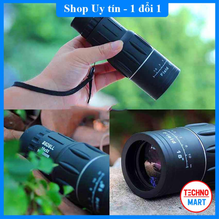 Ống nhòm một mắt Bushnell 16x52 siêu nét ⭐ Hỗ trợ nhìn và chụp ảnh từ xa