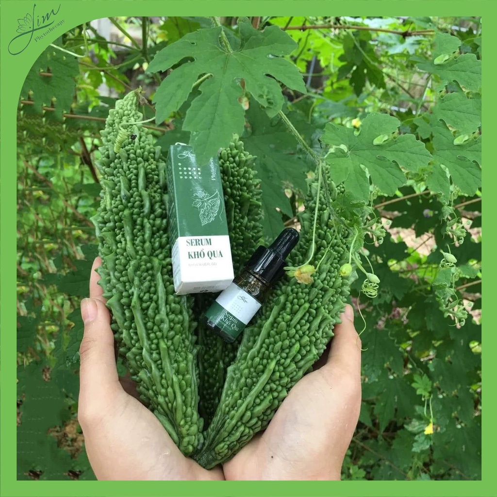 Serum Khổ Qua, Mướp Đắng Handmade Lim Farm - 100% Nguyên Chất - Giảm Mụn, Sáng Da, Chăm Sóc Da Mặt Hiệu Quả