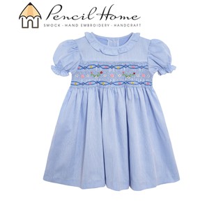 Đầm Smock Họa Tiết Vui Vẻ