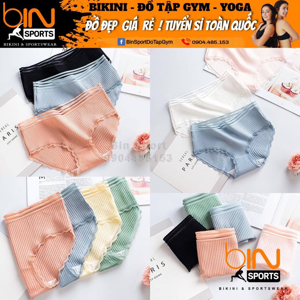 QUẦN LÓT NỮ COTTON THỜI TRANG THOÁNG KHÍ CHỐNG VI KHUẨN QL007