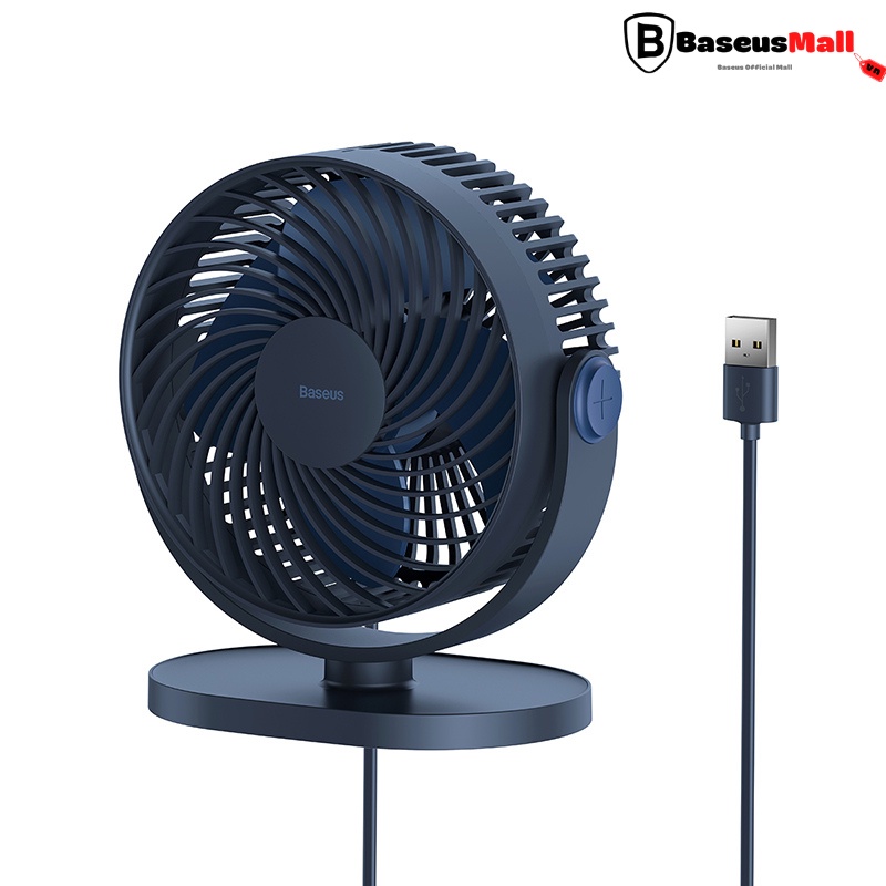 Quạt Sạc Để Bàn Di Động Baseus Serenity Desktop Fan 2000 mAh