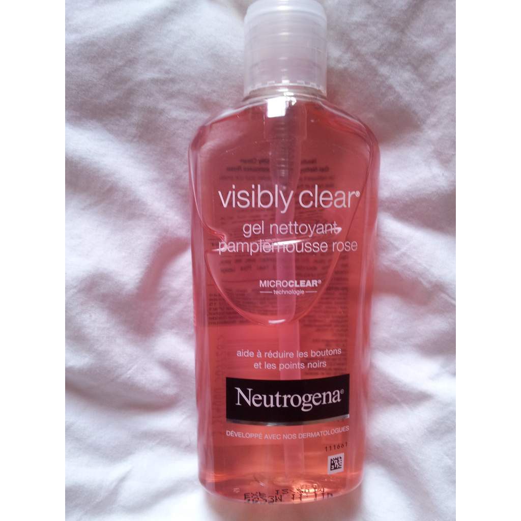 Sữa Rửa Mặt Neutrogena Visibly Clear Gel Nettoyant Pamplemousse Rose 200ml