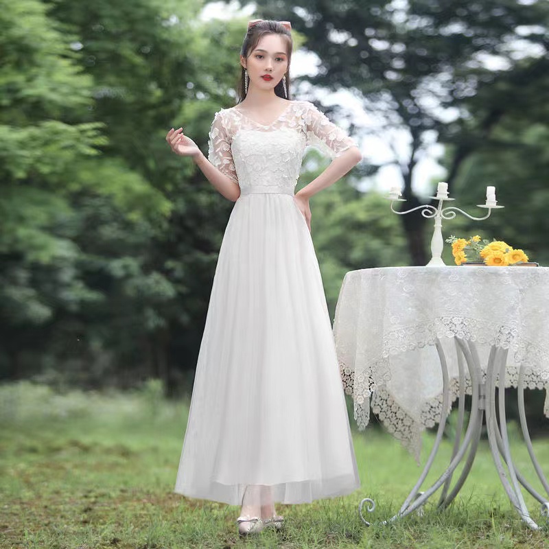 Váy phù dâu thiết kế sang trọng thoải mái cho nữ