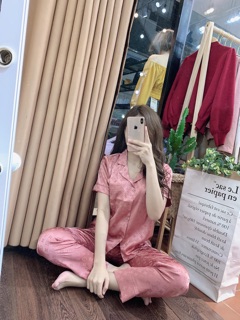Bộ lụa gấm cộc tay
