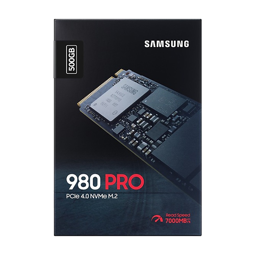 Ổ cứng SSD Samsung 980 Pro PCIe Gen 4.0 x4 NVMe VNAND M.2 2280 500GB MZV8P500BW