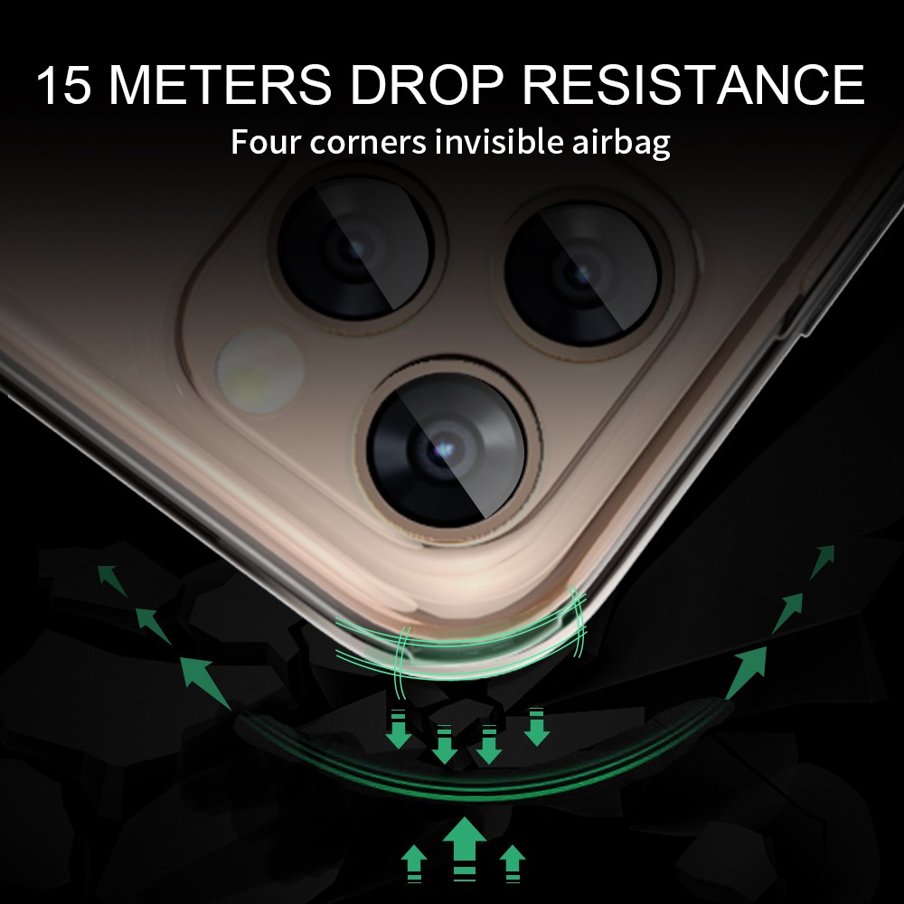 Ốp Điện Thoại Kính Cường Lực Trong Suốt Sang Trọng Chống Va Đập Cho iPhone 14 11 12 13 Pro Max 14 Plus