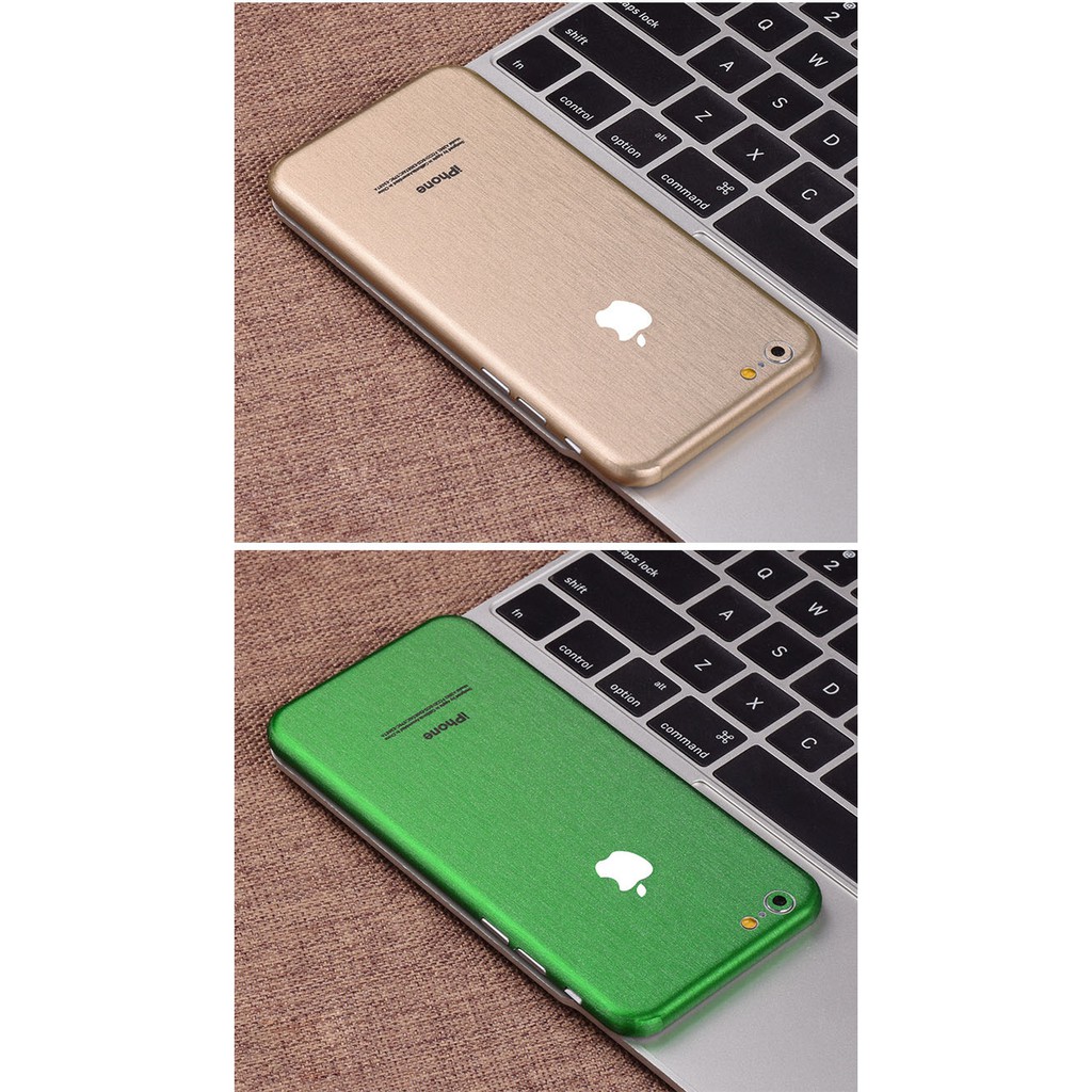 [Mã ELFLASH5 giảm 20K đơn 50K] skin iphone 6, 6 plus , Iphone X vân xước