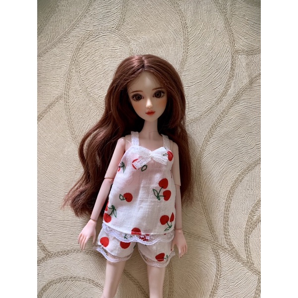 Đồ bộ ngắn cherry size blythe,xinyi,barbie