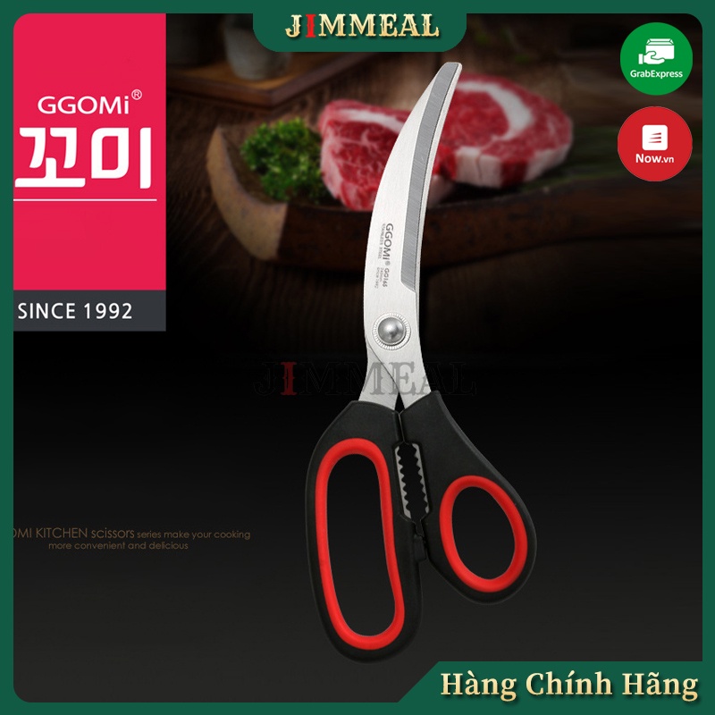 [Chính Hãng] Kéo Cắt Thịt, Kéo Nhà Bếp Đa Năng Hàn Quốc GGOMI GG165 Cao Cấp