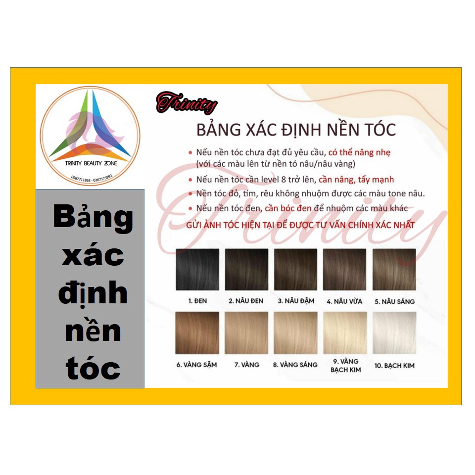 Thuốc nhuộm tóc màu Nâu Hồng Đào tặng kèm oxy và gang tay