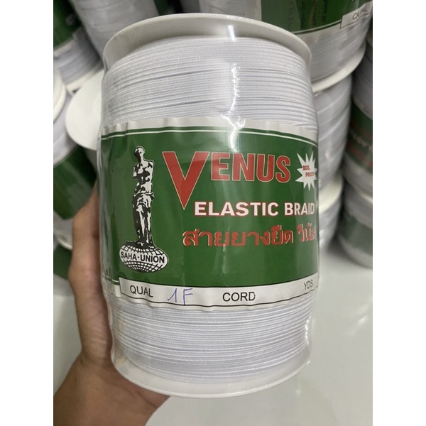 Thun ống Venus 1F , phụ liệu ngành may, 100 mét.