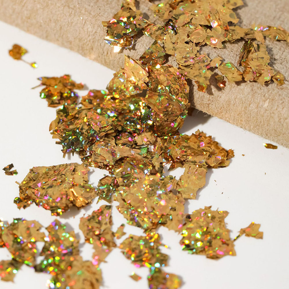 [Hàng mới về] Hộp lá nhôm lấp lánh trang trí cho móng