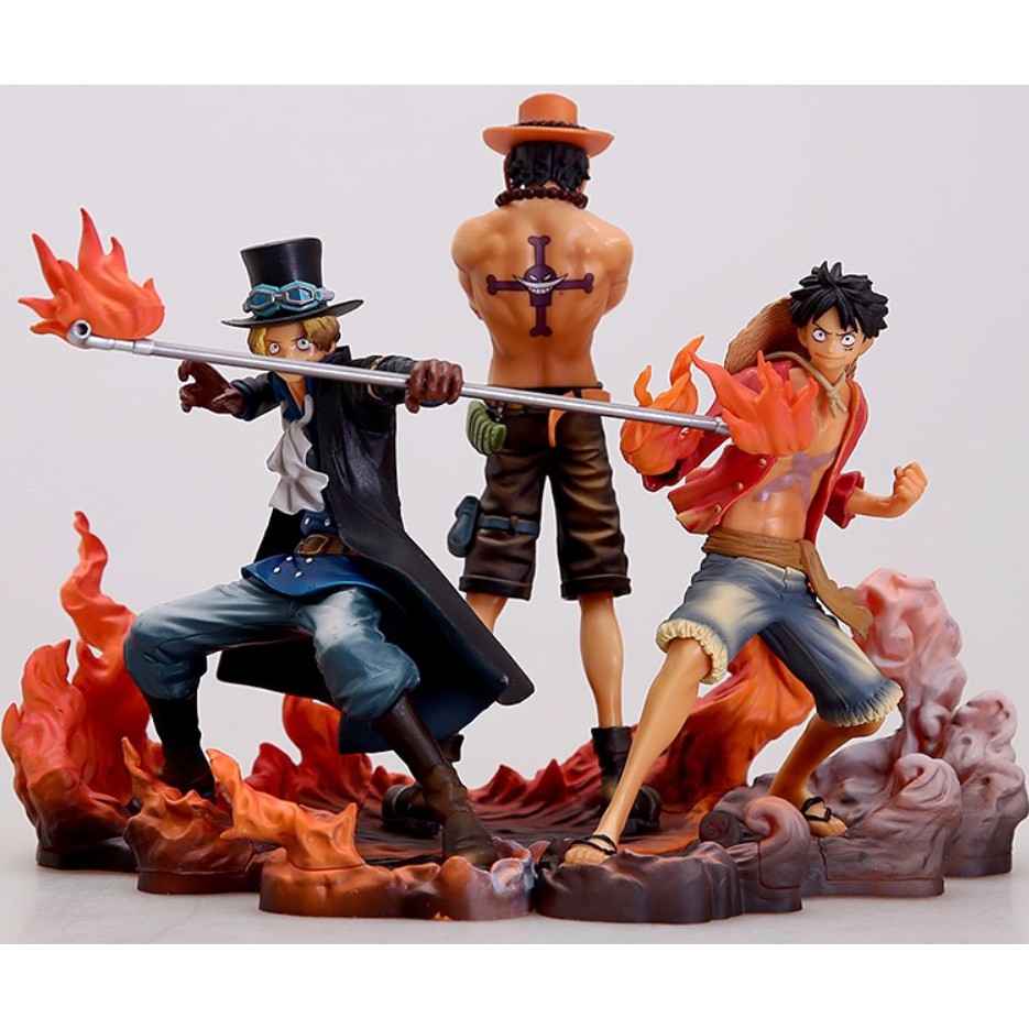 Mô hình One Piece - Bộ 3 anh em Luffy sabo ace