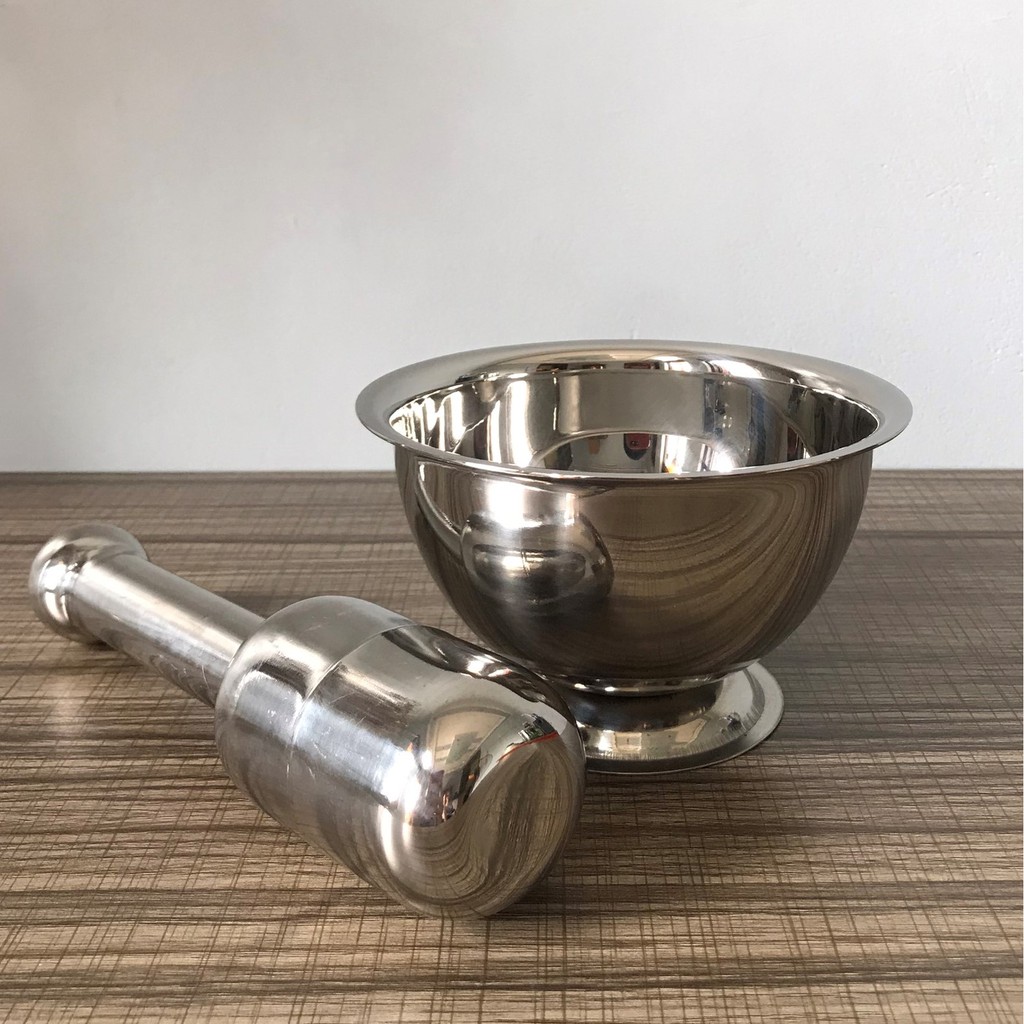 Bộ cối chày inox - Sạch sẽ - An toàn cho sức khỏe - Tiện dụng - Bền đẹp anhduonghomekit