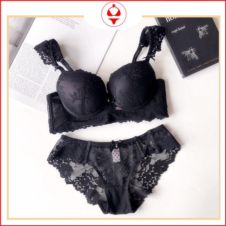 BỘ LÓT REN CAO CẤP 💞CÓ MÚT XOÀI 💞 áo siêu nâng đẩy,định hình phom ngực siêu xinh, gợi cảm C1256 | BigBuy360 - bigbuy360.vn